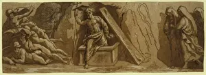 Chiaroscuro Painting Drucke: The resurrection