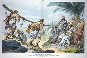 William Jennings Bryan Cartoon Drucke: The return of the scouts