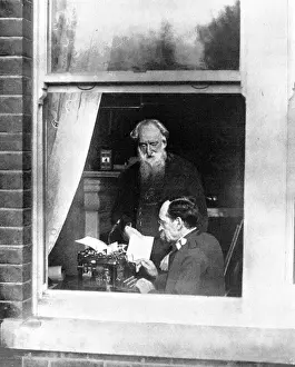 Salvation Army Founder Drucke: Rev. William Booth in his study, 1906