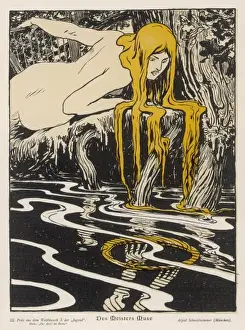 Norse Mythology Artwork Drucke: Rhinemaiden