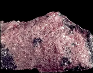 Silicate Mineral Specimens Drucke: Rhodonite
