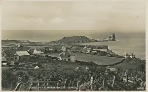 Gower Peninsula Wales Drucke: Rhossoli and Worms Head
