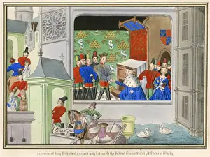 Historical Figures In Britain Drucke: Richard II & Gloucester