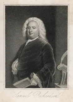 Literary Figures Portraits Drucke: Richardson / Highmore