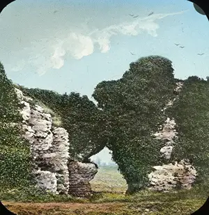 Historic Rock Formations Drucke: Richborough Castle
