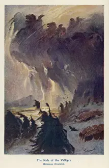 Drucke von Der Flug der Walküren Richard Wagner Drucke: Der Flug der Walküren