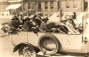 Early Motoring History Drucke: Riding in a charabanc