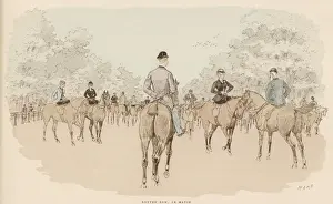 Horse Riding In London Drucke: Riding in Hyde Park(Mars