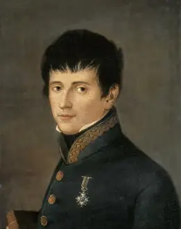 Drucke von REGIO, Rafael von (1785-1823). Spanischer Liberaler Militärmann und Anführer der militärischen Putschaktion 1820. Romantik. Öl auf Leinwand. SPAIN. MADRID (AUTONOMOUS COMMUNITY). Madrid Zeitgenössische Kunst Drucke: Riego, Rafael de (1785-1823). Spanischer Liberaler Militär