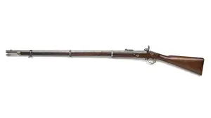 Pistole mit Schlagbolzen und Modell der Enfield-Pistolen vom Typ 1853 Dritter Prototyp