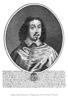 Italian Historical Figures Drucke: Rinaldo D este, Cardinal