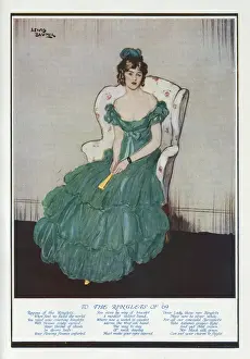 The Graphic Magazine Cover Art Drucke: To the Ringlets of 69 by Lewis Baumer