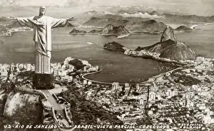Rio de Janeiro, Brasilien – Pão de Açúcar (Korcovadoberg) – Jesus Christus der Retter