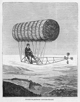 Early Aviation Inventions Drucke: RITCHELLs DEVICE 1878