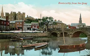 Der Fluss und Brücke, Enniscorthy, Grafschaft Wexford