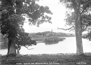 Fluss Quoile und Dom von Downpatrick