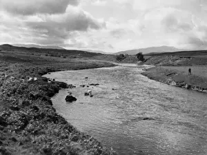Highland Scenery Images Drucke: River Strath Naver