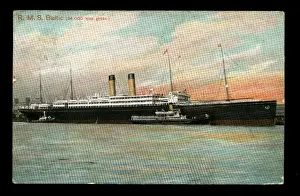 Dampfschiff Drucke: Baltic der RMS Weißtarn Liner