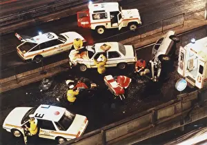 Metropolitan Police Officers Drucke: Road Accident Simulation