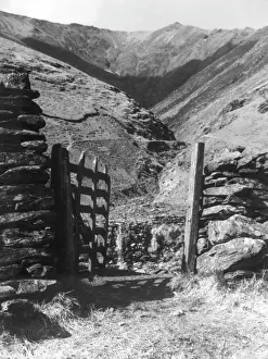 Cumbria Drucke: Der Weg zum Blencathra