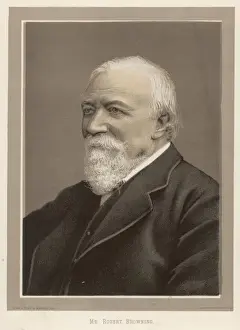 Famous Poets England Drucke: Robert Browning