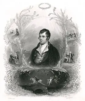 Robert Burns Poet Drucke: Robert Burns / Payne