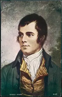 Drucke von Robert Burns schottischer Nationaldichter Porträt Robert Burns Drucke: Robert Burns / Briefkarte