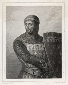 Drucke von Robert von Frankreich, Graf von Artois Bruder des Königs Ludwig IX., militärischer Führer Lizenzgebühren Drucke: Robert Graf von Artois