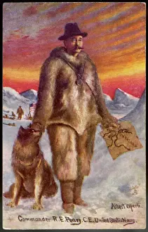 North Pole Expedition Drucke: Robert Edwin Peary, American explorer