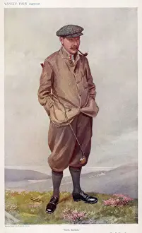 Historical Golf Images Drucke: Robert Maxwell, Golfer