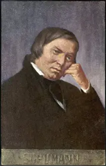 Drucke von Robert Schumann deutscher Musiker Robert Schumann Drucke: Robert Schumann, Eichhorn