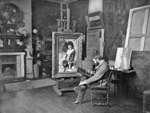 Drucke von Robert Walker Macbeth Künstler im Atelier Datum: 1848 - 1910 Robert Walker Macbeth Drucke: Robert Walker Macbeth