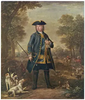 English Statesman Art Drucke: Robert Walpole / Wootton