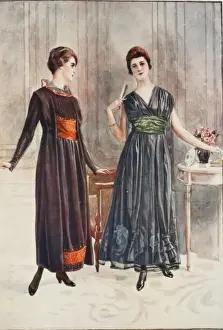 Historical Fashion Models Drucke: Robes d