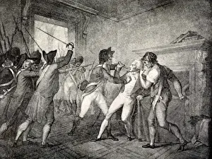 French Revolution Events Drucke: Robespierre Arrested