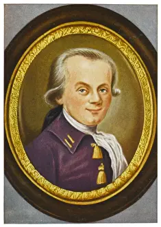 Historical Miniature Paintings Drucke: Robespierre / Miniature