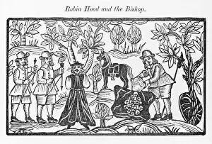 17th Century Art Prints Drucke: Robin Hood & Bishop