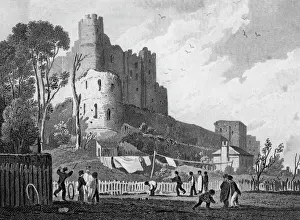 Kinder Drucke: Rostocker Schloss, Kent