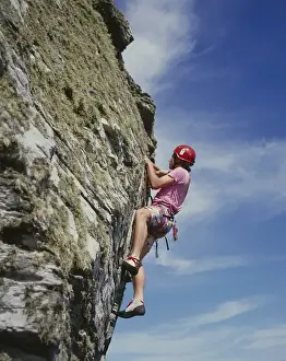 Klettern am Bosigran in Cornwall