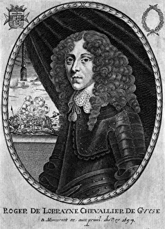 French Soldier History Drucke: Roger De Lorraine