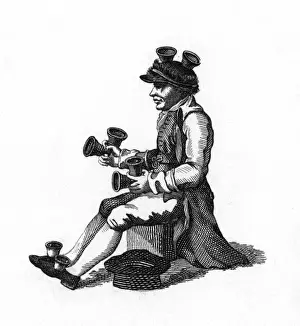 Gerahmter Druck : Rogers Schmidt, Glockenschneider Gerahmter Druck : Rogers Schmidt, Glockenschneider