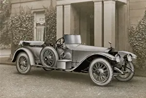 British Made Classic Cars Drucke: Rolls Royce Tourer