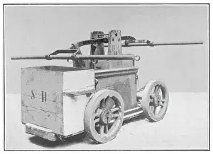 Firefighting History Drucke: Roman Fire Engine / Pump