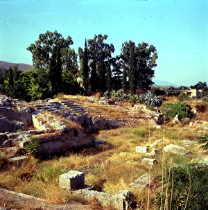Greek Archaeological Sites Drucke: Roman Odeon of Ancient Corinth