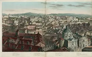 Panoramic View Of Rome Drucke: Rome