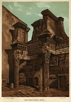 Italian Landmarks Photography Drucke: ROME / FORUM 1891