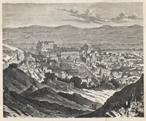 Ancient Italy Landmarks Drucke: Rome at Time of Caesar