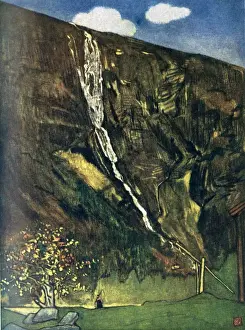 Norwegian Waterfalls Drucke: Romsdals Waterfall