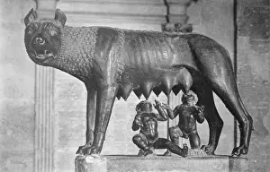 Roman Mythology Images Drucke: Romulus & Remus Statue