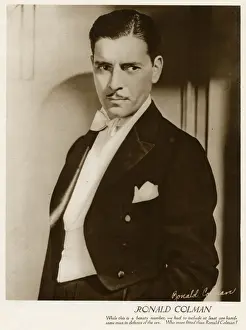 Performing Artists Of England Drucke: Ronald Colman
